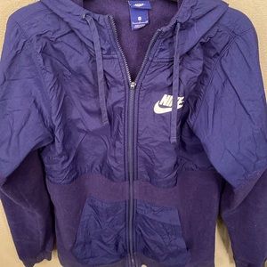Nike hooded fleece jacket